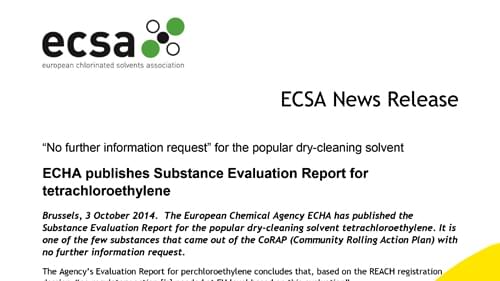 ECSA PER CoRap News Release