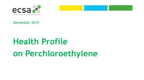 Health Profile PER December 2015